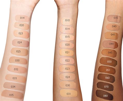 dior forever perfect foundation shades 30 and 35|Dior foundation shade chart.